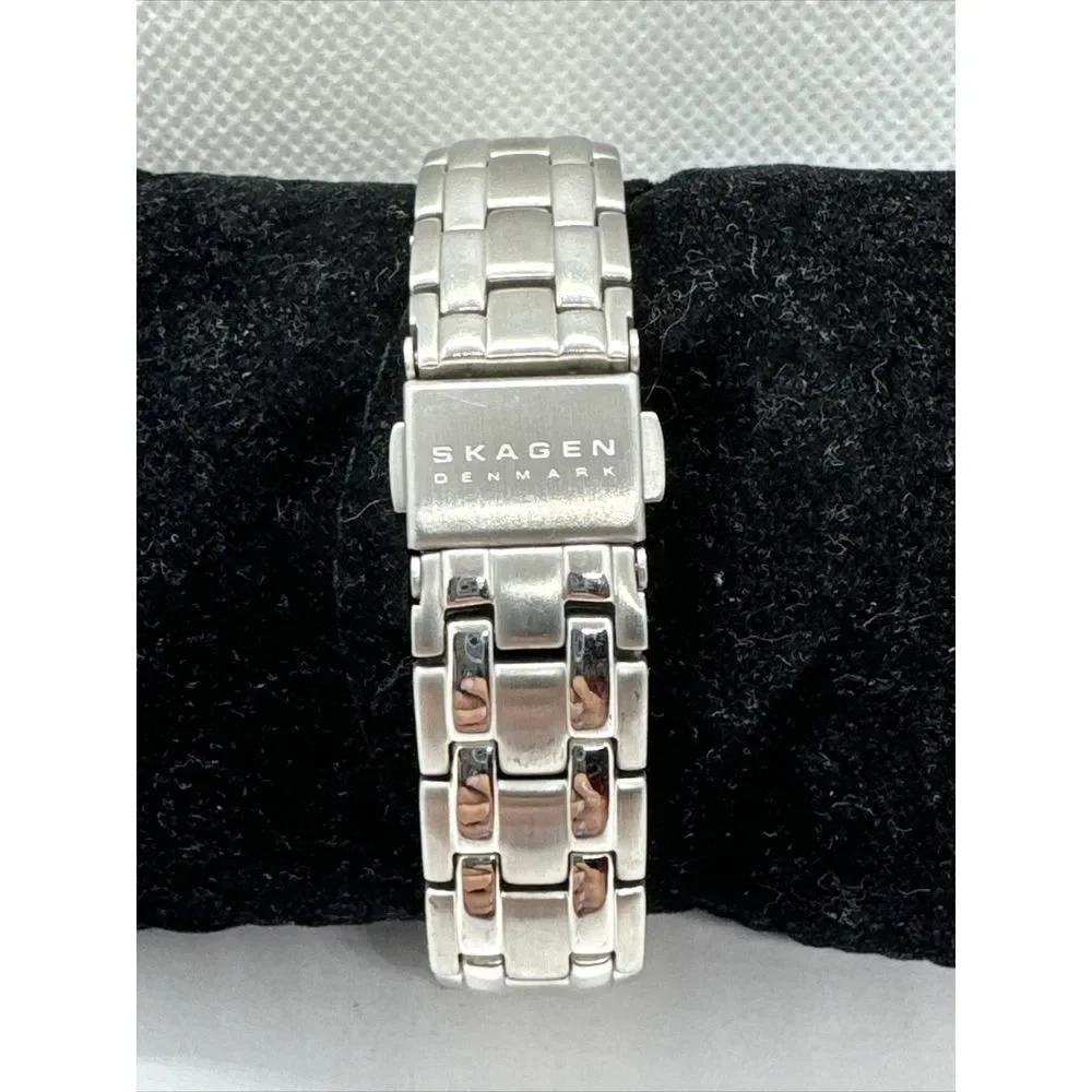 Skagen 202SSX Women's Silver Stainless Steel Analog Dial Quartz Watch JNA949